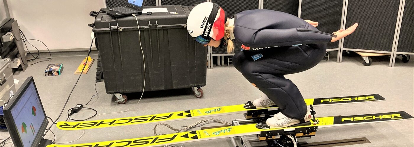 Messplatz Skisprung (Quelle:IAT) Messplatz Skisprung (Quelle:IAT)